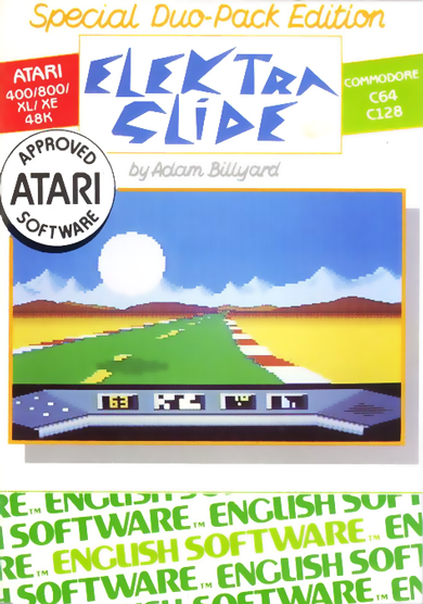 Elektra Glide box art for Commodore 64